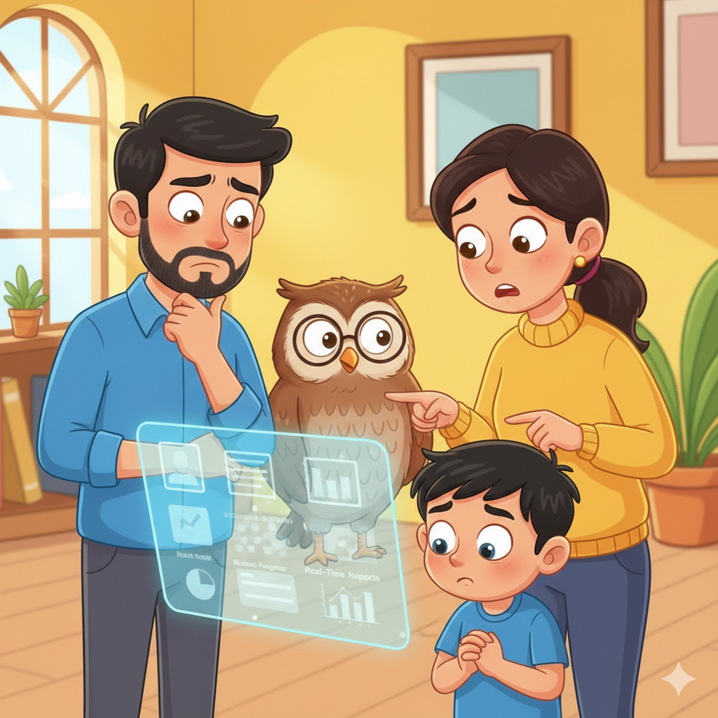 No real-time learning insights